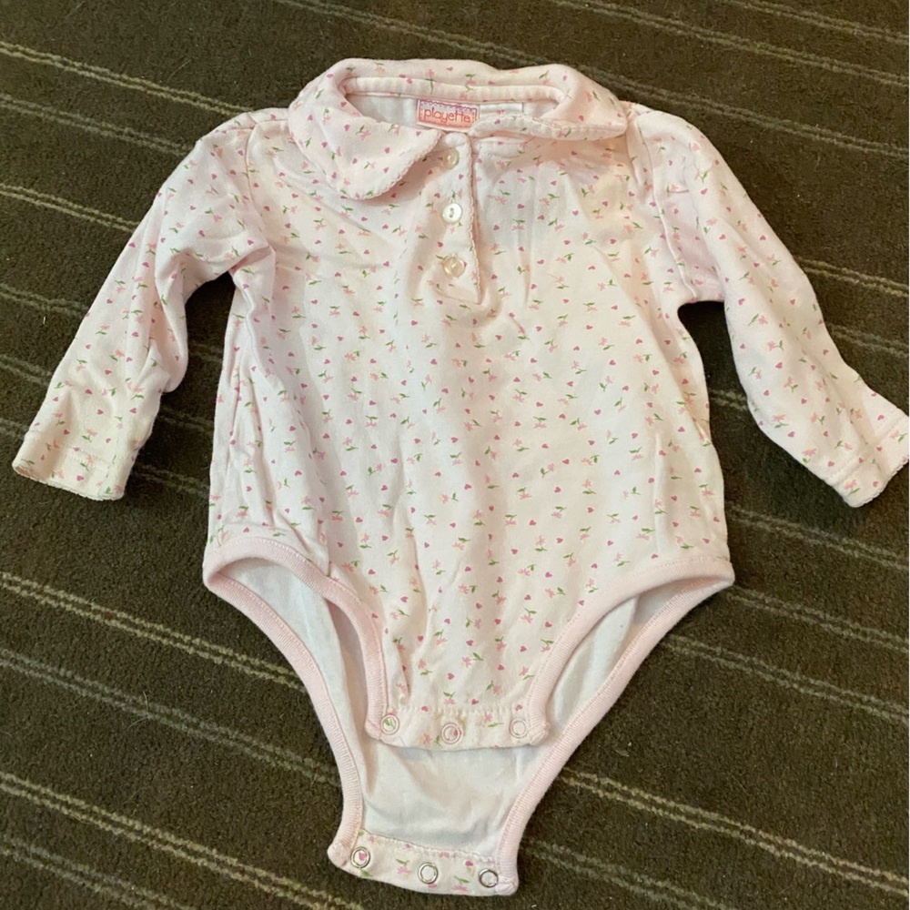Ralph Lauren Pink Floral Baby One Piece